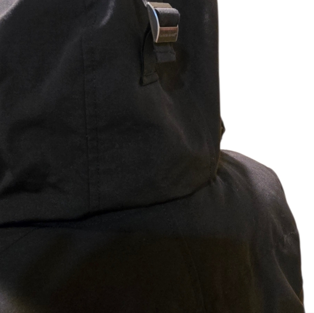 Canada Goose Black Parka with Fur Trim Sz L - Picture 6 of 13